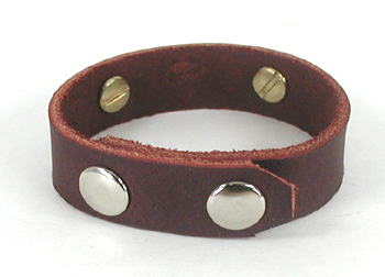 Authentic Native American sterling silver and stone inlay leather cuff by Navajo artist Edison Yazzie