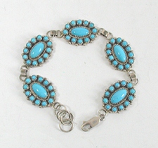 Authentic Native American Navajo Zuni link bracelets