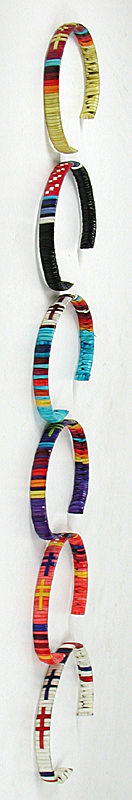 Authentic Native American handmade porcupine quill bracelets by Lakota artisan Ivan Knife.