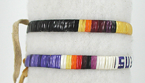 Authentic Native American handmade porcupine quill bracelets by Lakota artisan Ivan Knife.