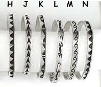 Navajo Sterling Silver Twist Bracelet 