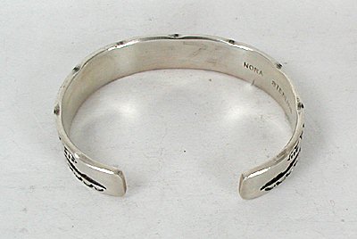 Native American Navajo Nora Bill Sterling Silver bracelet