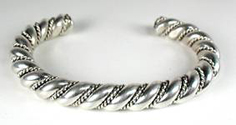 Silver Twist Bracelets