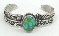 Navajo Turquoise feather bracelet
