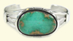 Hand made Native American Indian Jewelry; Navajo Sterling Silver bracelet