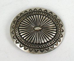 Authentic Navajo Sterling Silver belt buckle
