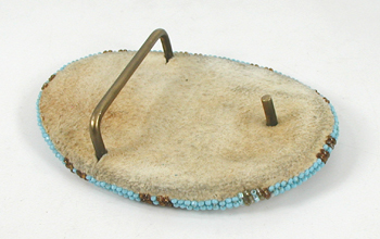 Authentic Native American hand-beaded Lakota Belt Buckle