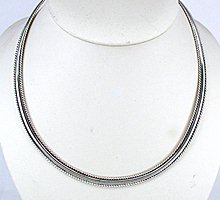 Authentic Native American Sterling Silver necklace collar by Navajo Ben Tahe