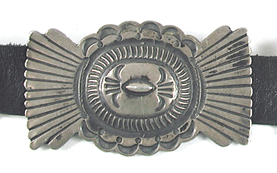 new old stock sterling silver concho belt 39 inches long 9 conchos
