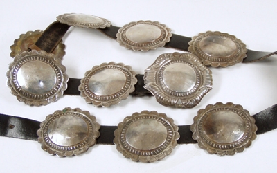 Vintage Navajo Classic concho belt