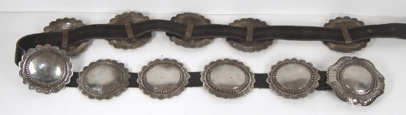 Vintage Navajo Classic concho belt