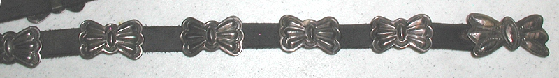 Vintage Navajo butterfly  concho belt
