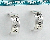 Native American Navajo sterling silver earrings