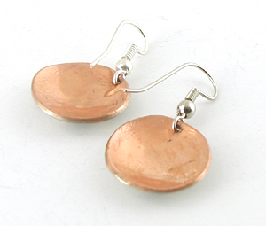 Authentic Native American inlaid eagle wire earrings by Lakota Mitchell Zephier