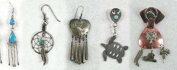 Native American Indian Sterling Silver  Pendants