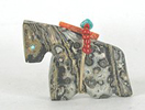 Zuni Horse Fetish Carving