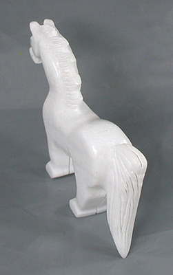 Authentic Native American Indian Horse Fetish carving by Zuni Andres Lementino