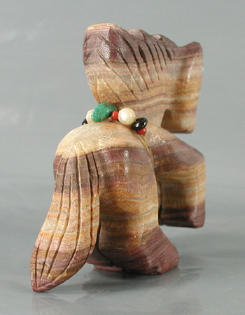 Authentic Native American Horse Fetish Carving of Onyx by Zuni Douglas Martza
