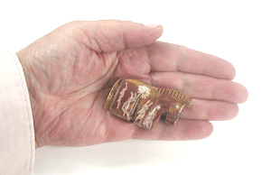 Authentic Native American Horse Fetish Carving of Picasso marble by Zuni Tyrone Poncho