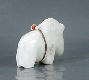 Authentic Native American Horse Fetish Carving of alabaster by Zuni Brandon Phillips