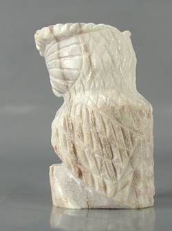 Authentic Native American owl fetish by Zuni Chris Peina of antler