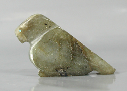Authentic Native American eagle fetish by Zuni Abbey Quam Panteah of Labradorite
