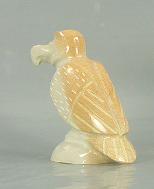 Zuni Eagle fetish of Zuni rock by Enrike Leekya