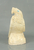 Zuni Eagle fetish of fishrock by Derrick Kaamasee