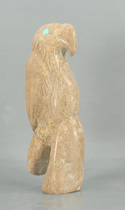 Zuni Eagle fetish of fishrock by Daniel Chattin