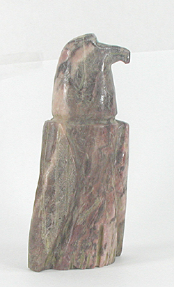 Zuni Eagle fetish of Picasso marble by Jonathan Rico