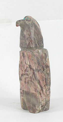 Zuni Eagle fetish of Picasso marble by Jonathan Rico