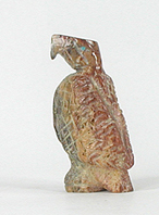 Zuni Eagle fetish of Picasso Marlble by Scott Garnett