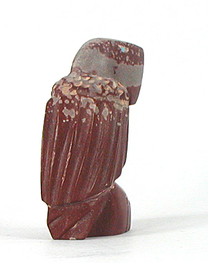 Zuni Eagle fetish of pipestone by Gilbert Lonjose