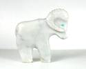 Hand made Native American Indian Ram fetish carving