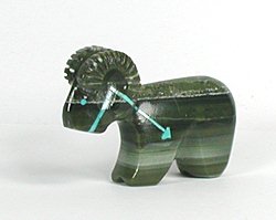 Native American Indian Ram Fetish