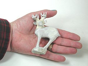 Authentic Native American Deer Fetish Carving by Zuni Maxx Laate