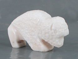 Authentic Native American Lakota Bison Fetish Carving by Alan Monroe