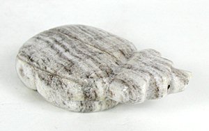 Authentic Native American Badger Fetish Carving of marble by Zuni Ed Lementino