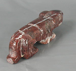 Authentic Native American Mountain Lion Fetish Carving from Turquoise by Zuni Reynold Lunasee