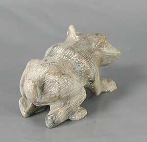 Authentic Native American Bobcat Fetish Carving from marble by Zuni Dana Malani