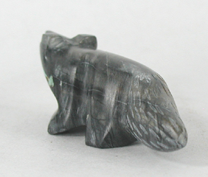 Authentic Native American Indian wolf Fetish carving by Navajo Alex Begay