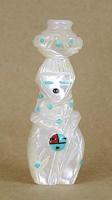 Authentic Native American Indian Olla Maiden Fetish Carving by Zuni Delbert Cachini