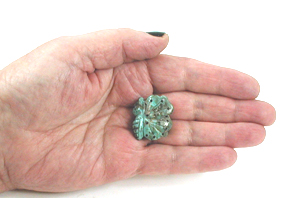 Authentic Native American Indian maiden fetish carving by Danette Laate