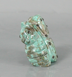 Authentic Native American Indian maiden fetish carving by Danette Laate