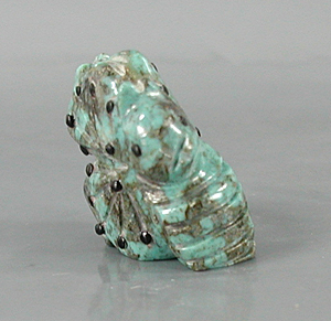 Authentic Native American Indian maiden fetish carving by Danette Laate