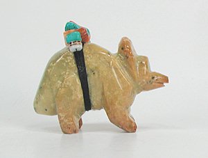 Hand made Native American Indian Dinosaur Fetish