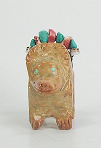 Hand made Native American Indian Dinosaur Fetish