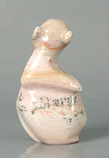 rainbow dolomite Marmot Fetish carving