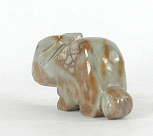 Authentic Native American rabbit fetish carving by Zuni artisan Vern Nieto