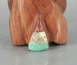 Authentic Native American rabbit fetish carving by Zuni artisan Brandon Phillips